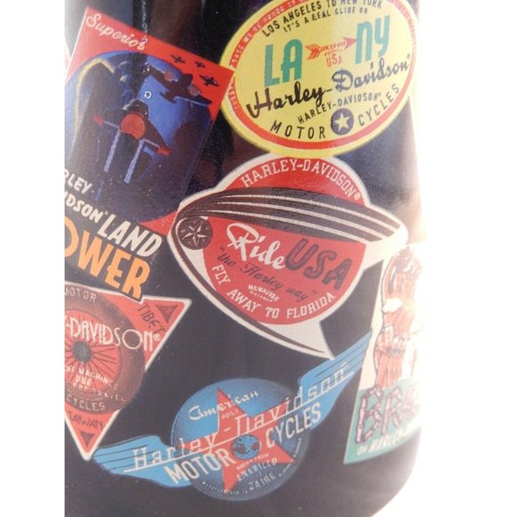 Harley Davidson Coffee Mug Cup 16 OZ Around The World Slogans Signs - Picture 10 of 11